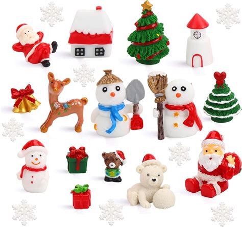 miniature christmas figurines for crafts